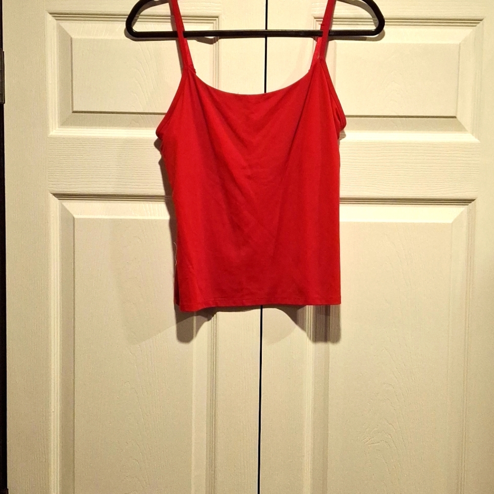 SO Red Shelf Bra Camisole with Adjustable Straps
